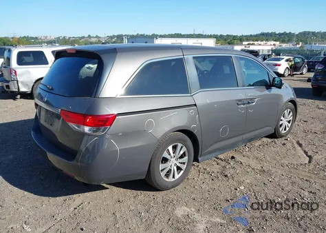 2014 Honda Odyssey Ex-L z USA, uszkodzony, nr VIN 5FNRL5H69EB008255